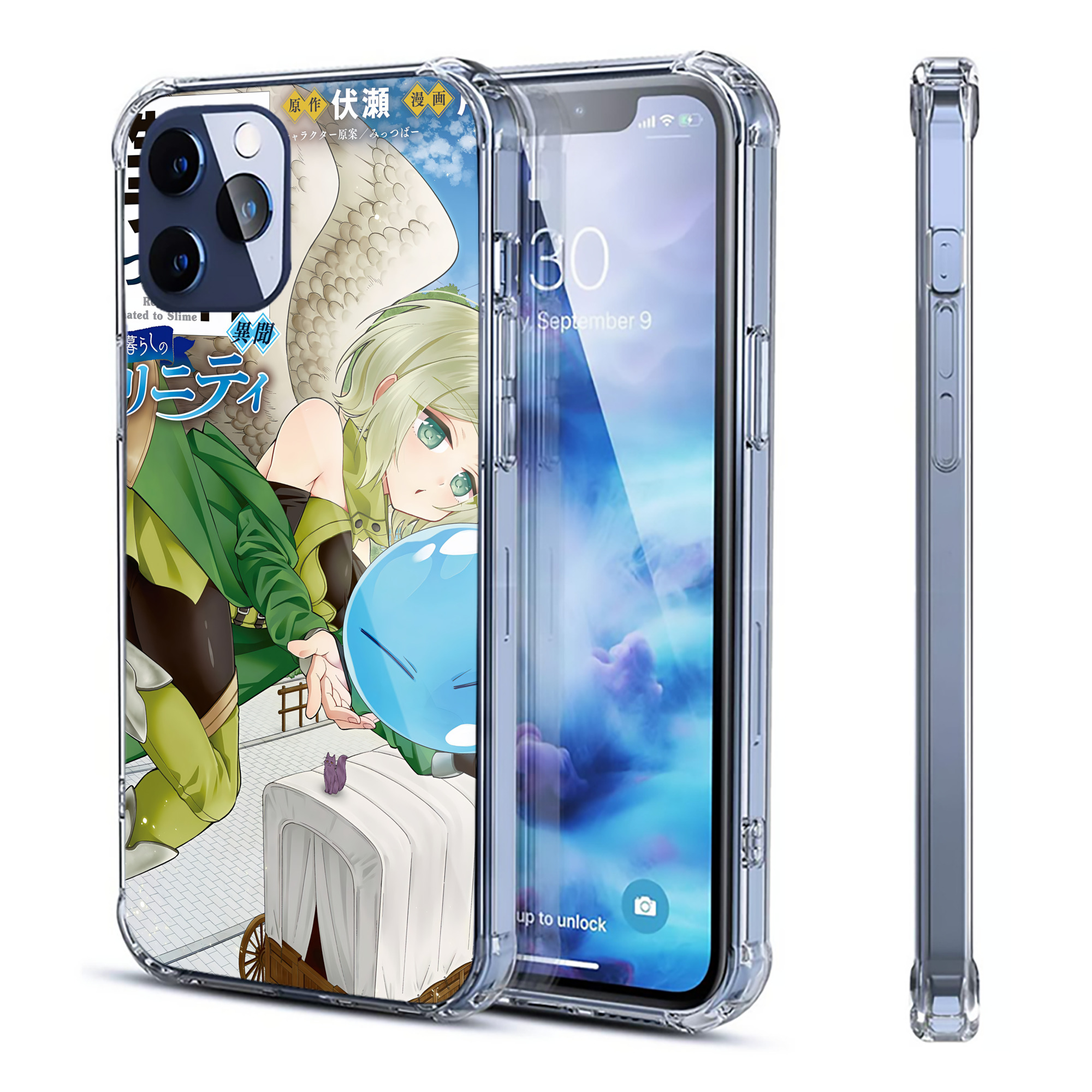 （画像用） 転スラ Regarding Reincarnated to Slime 【iPhone 12シリーズ対応】透明スマホケース（クリアソフトケース）